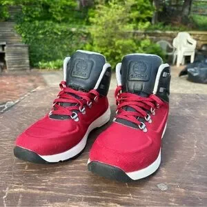 Timberland Westford Mid Embossed Hi Top red black white men\'s size 11.5 Timberland Westford Mid Embossed Hi Top red black white  main image 4